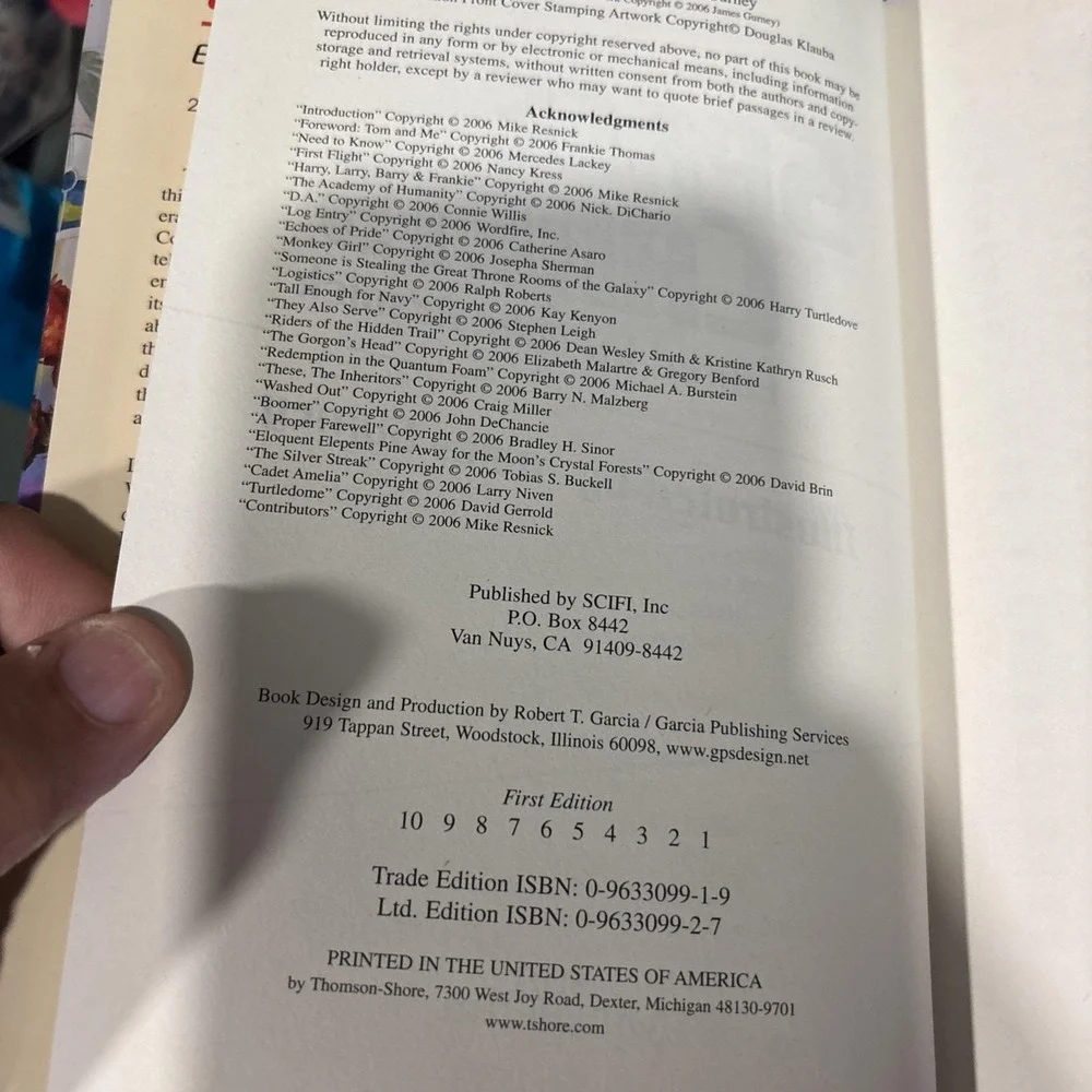 SPACE CADETS 1st Ed 1st Pr / Mike Resnick Intro / Very Good+/HC/DJ